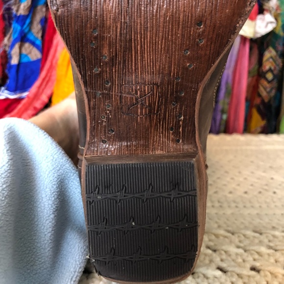 TWISTED X STEPPIN'OUT Chocolate python INLAY COWBOY BOOTS Australian 9B … - Picture 10 of 11